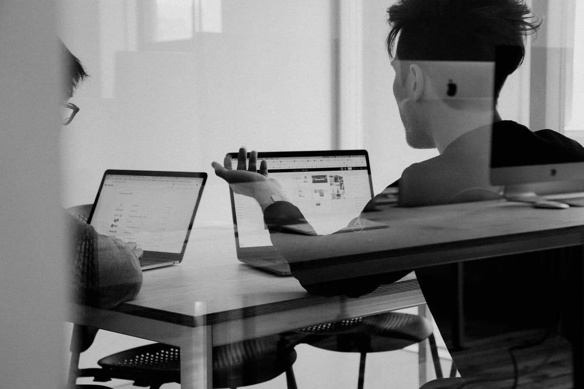 Man At Computer